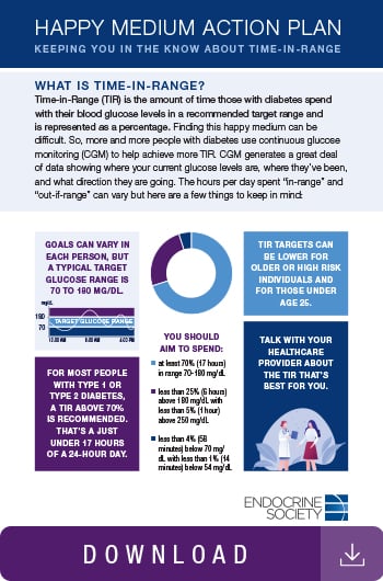 Image of Time-in-Range (TIR) brochure.