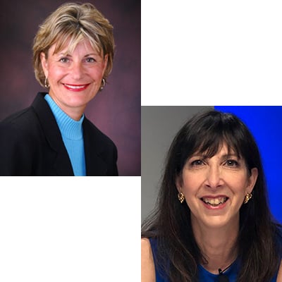 Linda Siminerio and Jill Weissberg-Benchell