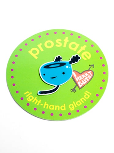 Gland Lapel Pin - Prostate